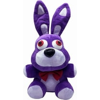 FNAF Nights Plush Toys - Bonnie Plush Stuffed Animal Rabbit Plush Toy for Children, Boys & Girls, Purple, 10 Inches