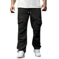 thumbnail image 3 of ameIAEA Mens Sweatpants Lightweight Hiking Travel Pants Workout Athletic Pants with Zipper Pockets, 3 of 5