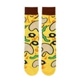thumbnail image 3 of Adult Pizza Paradise Crew Socks 4-Pack - Deliciously Stylish Designs!-OSFA, 3 of 5