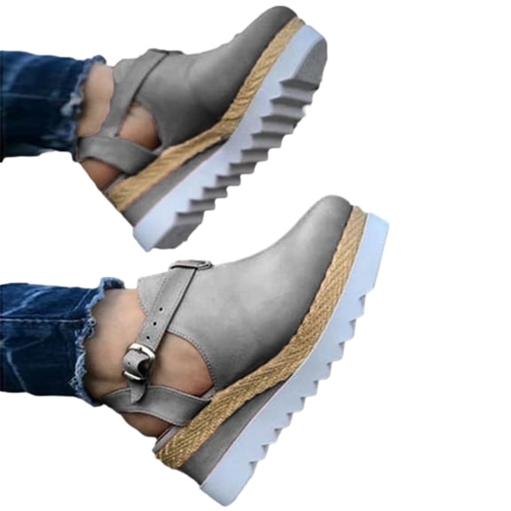 Vintage Embroidery Wedges for Women Stylish Flower Flip Flops Wedges Sandals Summer Slides Shoes