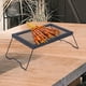 thumbnail image 1 of Parrilla plegable para fogatas,Parrilla plegable para fogatas,portátil y resistente,Picnic al aire libre,fogata,cocina,barbacoa pequeña,Parrilla de barbacoa portátil para acampar,Parrilla, 1 of 8