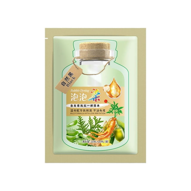 CAIROYAR Tinte para el cabello de plantas naturales, nuevo champú con tinte para el cabello Botanical Bubble de 30 ml en oferta en Reino Unido
