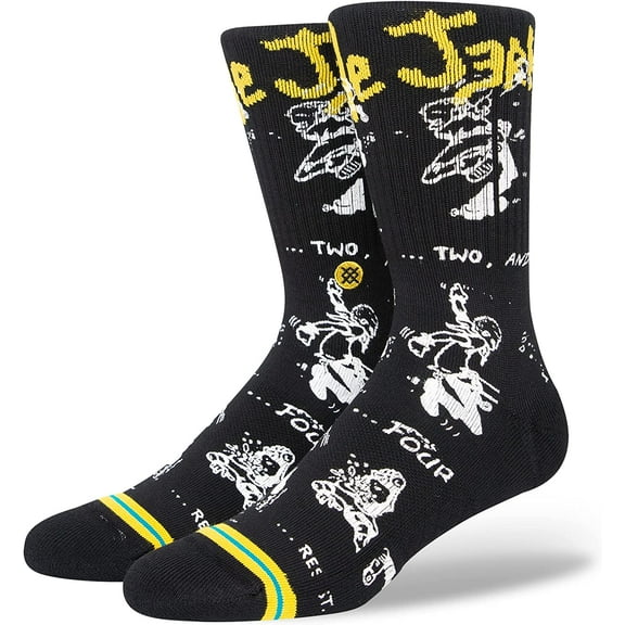 Circle Jerks Circle Jerks Crew Socks [Yellow]