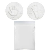 YOHOME Clearance Gift！20G Soft Clay Fluffy Material Diy Baby Care Hand And Foot Printing Mud White