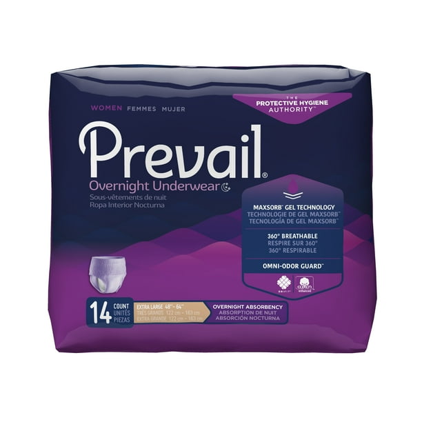Prevail Women's Overnight Disposable Underwear Female