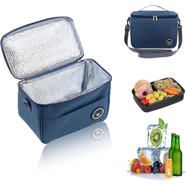 Bolsa más fresca 6L, bolsa más fresca bolsa de almuerzo aislada bolsa de mano portátil duradera impermeable para el trabajo escuela picnic en la playa