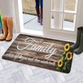 thumbnail image 5 of Vintage Sunflower Board (2) Door Mat Welcome Door Mat for Front Door, Home Entrance, Yard, Floor, Patio, Non Slip Spring Summer Welcome Mat Indoor Outdoor Doormat 30"*17", 5 of 6