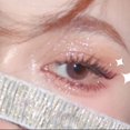 thumbnail image 3 of Paleta de sombras de ojos, 3 piezas de sombra de ojos de un solo color, sombra de ojos con purpurina, sombra de ojos perlada, confiable y duradera, 3 of 3
