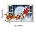 thumbnail image 3 of Christmas Wall Stickers with Visual Effect, Simulated 3D Santa Claus Wall Decals for Living Room Decoration, Gift Ideas for Home Decor and Holiday Festivities, 3 of 6