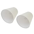 thumbnail image 4 of Lampshade, Fabric Lamp Cover European Style Clip On 2PCS  For Study Room For Living Room For Chandelier For Studio For Home For E14 Bulb PT07 White, 4 of 8