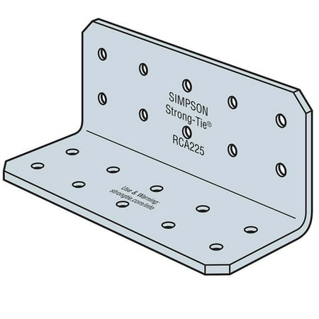 

Simpson Strong-Tie RCA225/54-R90 - 2 x 2 x 5 16Ga Rigid Connector Clip for CFS 90ct