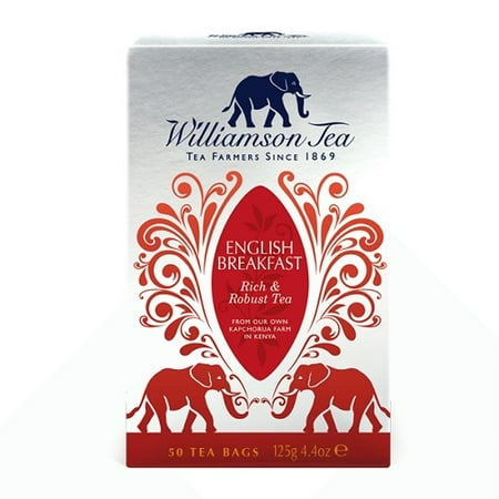 - Williamson English Breakfast 50 Tea Bags 125g