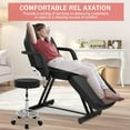thumbnail image 2 of Dkelincs Massage Esthetician Lash Bed Tattoo Chair for Client, 72" Multipurpose Adjustable Folding Spa Salon Facial Bed, Black, 2 of 7