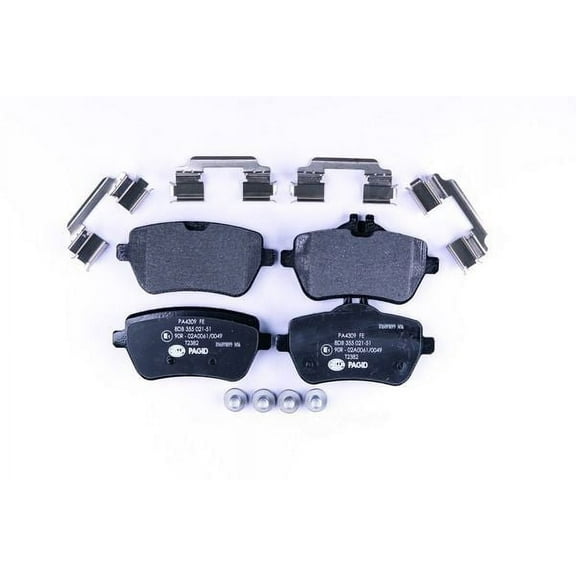 Hella 355021511 OEM - OE Formulated Friction Material Fits select: 2015 MERCEDES-BENZ S 550 4MATIC, 2016-2017 MERCEDES-BENZ S 550