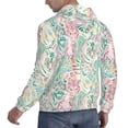thumbnail image 6 of Honeii Watercolor Tiger Pattern Mens Hoodies Men's Loose Sleeve Sweatshirt,Pullover Hooded Sweatshirt for Men,Essentials Hoodie-Large, 6 of 7