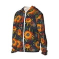 thumbnail image 2 of Fotbe Sunflowers Men's Women's UPF 50+ Sun Protection Jacket Hooded Cooling Shirt with Pockets Hiking Outdoor Performance-X-Large, 2 of 9