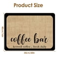 thumbnail image 5 of Tcwhniev Coffee Mat Hide Stains Rubber Backed Coffee Bar Countertop Mat Waterproof Placemat Kitchen Counter Coffee Bar Accessories, 5 of 10