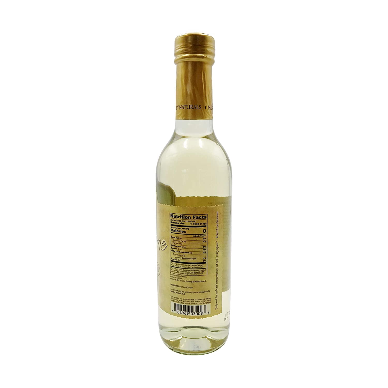 Napa Valley Naturals Champagne Reserve Wine Vinegar 12.7 fl oz Pack of 4