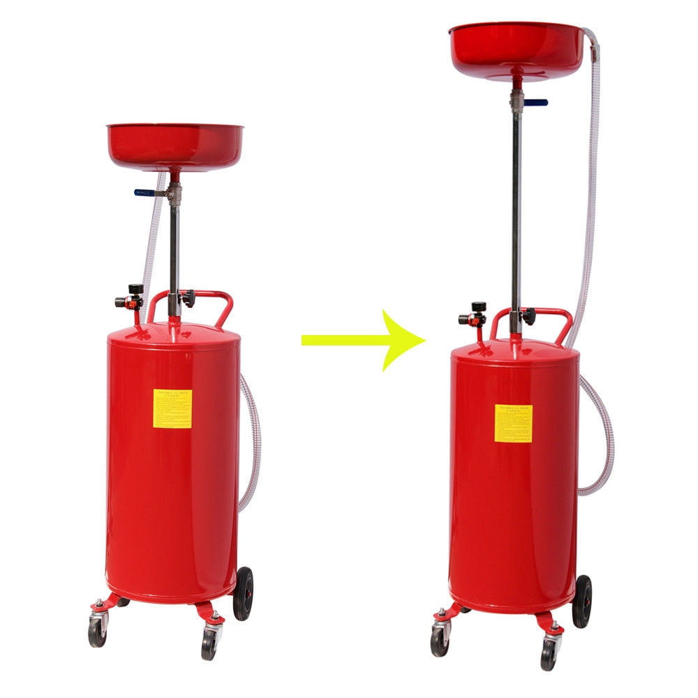 Zimtown 20 Gallon Waste Oil Drain Tank, Heavy Duty Fuel Diesel Caddy