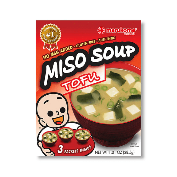 Pack of 24, Marukome Tofu Miso Soup, 1.01 oz