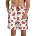 thumbnail image 1 of Fotbe Hand Drawn Watermelon Trajes de Baño Estampados para Hombre, Shorts de Verano de Secado Rápido, Ropa de Playa, Bañadores-3X-Large, 1 of 6