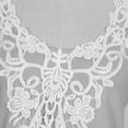 thumbnail image 4 of Moda damas verano encaje chaleco Casual Colco Chaleco del cordón de las mujeres, 4 of 6