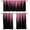 Pink, variant on Red and Black Kitchen Curtain Valance and Tiers Set 3 Piece Burgundy Ombre Abstract Gothic Striped Rod Pocket Small Short Living Room Bedroom Bathroom Window Curtains 52x18 inch 26x36 inch*2