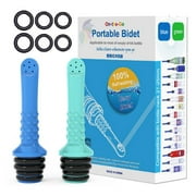 Travelwant 2Pcs/Set Backpacking Bidet - Portable Bidet for Toilet - Travel Bidets, Universal Shower Pipe for Traviling. Discreet,Ecological,Mini, Elderly,Sprayer,Personal,Handheld