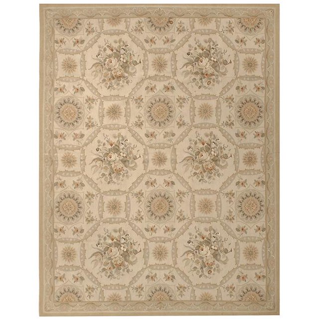 Due Process Stable Trading Aubusson Reims Ivory & Gold Area Rug, 2.06 x 6 ft.