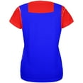 thumbnail image 2 of Halloween Italian Red Plumber Costume All Over Womens T Shirt Multi SM, 2 of 2