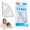 White, variant on Triangular Ruler Set 45/90 Degree Plastic Drafting Ruler, 2-Pack, Blue, 3.9 Inch