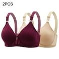thumbnail image 2 of Tsesme 2 Pack Push up Bras Women No Underwire Full Cup Bralettes Adjustable Bra Comfy Everyday Bras, 2 of 5