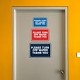 thumbnail image 6 of Signs ByLITA Classic Framed Please Turn Off Water Thank You Door or Wall Sign | Eco-Friendly Home Sign (Blue) - Large, 6 of 9