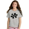 thumbnail image 4 of Different Not Less Autism Puzzle Crewneck T Shirts Boy Girl Teen Brisco Brands L, 4 of 6