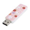 thumbnail image 5 of U Disk PushPull USB2.0 Memoria Unidad flash para automóvil Accesorios de computadora Patrón de conejo de fresa (128 GB), 5 of 5