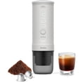 thumbnail image 1 of Outin Nano Máquina de café espresso eléctrica portátil, cafetera de viaje para camping, cafetera de coche autocalentable con USB-C, con café molido y cápsula NS para RV, senderismo, oficina, 1 of 5