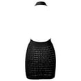 thumbnail image 7 of Sngxgn Women Swimsuit Cover up Bikini Sleeveless Beach Dress Crochet Hollow Out Coverup(Black,L), 7 of 7