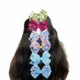 JoJo Siwa 12pcs Hair Bows for Girls ( 2 Set) - 5 Inches Alligator Clips