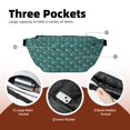 thumbnail image 4 of Naloa Lephants in the Jungle Print Running Belts for Men Women,Running Fanny Pack with 2-Zipper Pockets,Waterproof Waist Pack for Travel Hiking Running Outdoor Sports, 4 of 8