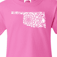 thumbnail image 4 of Inktastic Oklahoma Silhouette Mandala Youth T-Shirt, 4 of 5
