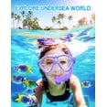 thumbnail image 2 of Set de Snorkel Gintenco para Niños con Máscara de Buceo y Gafas de Natación, 2 of 8