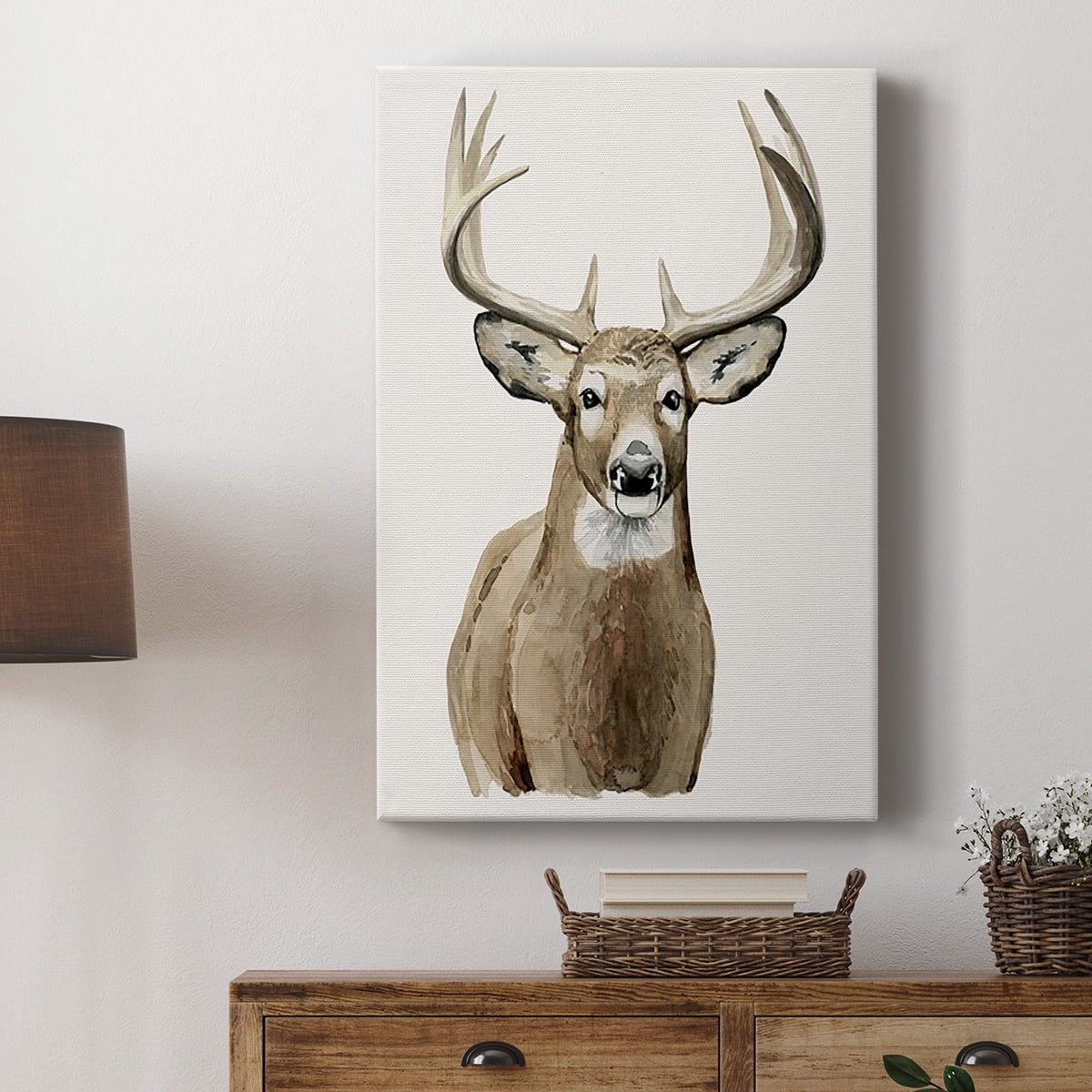 Handsome Whitetail II Premium Gallery Wrapped Canvas - Ready to Hang
