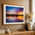 thumbnail image 4 of Long Arm Reservoir No. 2 - Hanover Pennsylvania Photography Sunset Landscape Nature Scenic Water Forest Oak Framed Wall Art Print 5 x 7 inches, 4 of 6