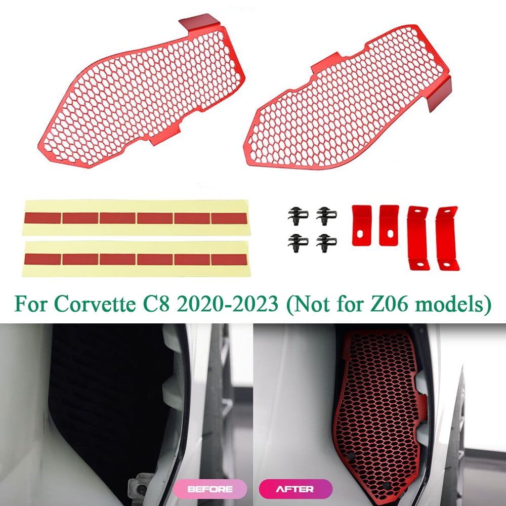 ALLTIMES Side Intake Grill Guards for Corvette C8 20202023, OEM Style