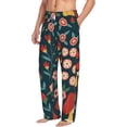 thumbnail image 2 of Disketp Berries And Flowers Men'S Pajama Pants - Ultra Soft Fleece Sleep And Lounge Pants (Size: S-Xxl), 2 of 9