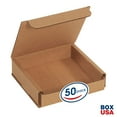 thumbnail image 2 of BOX USA BM441K Corrugated Mailers, 4" x 4" x 1", Kraft Pack of 50, 2 of 7