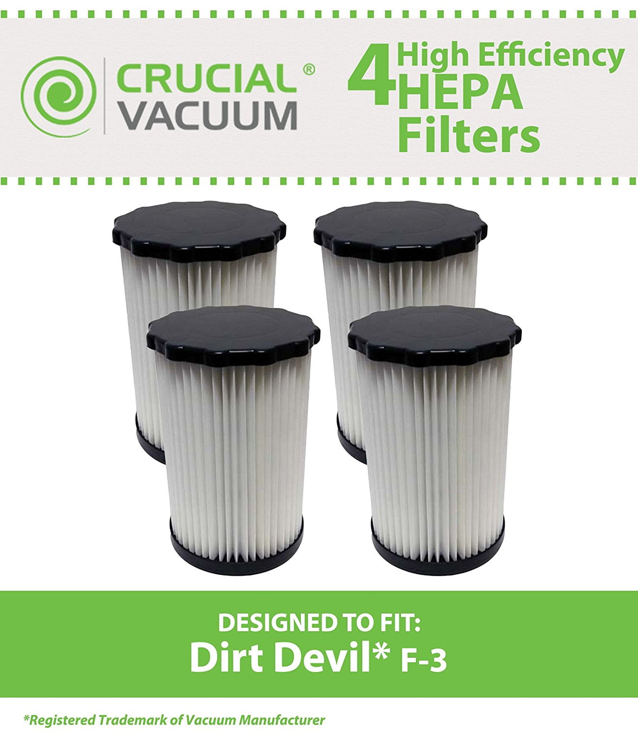 Details about   Washable Hepa Filter Designed to Fit Dirt Devil F2 Model Vacuum Cleaner 