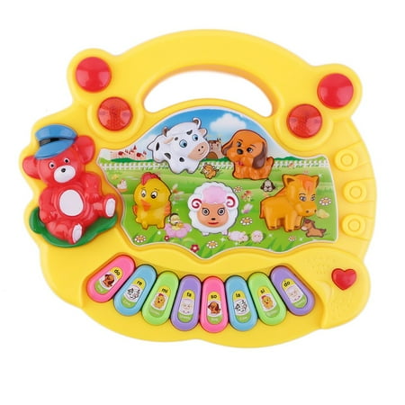 Colorful Baby Kids Musical Educational Piano Animal Farm Pattern Developmental Music Toy Children for Birthday Gift