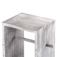 thumbnail image 3 of NEX Toilet Paper Holder, Real Wood Bathroom Toilet Tissue Paper Roll Holder Stand and Dispenser with Storage and Drawer Rustic White (NX-HK123-39), 3 of 7