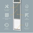 thumbnail image 2 of Hakuna Pets Small White Mesh Patio Pet Door, Suitable for Screen Sliding Doors, for Dogs & Cats up to 11 lbs, 2 of 10